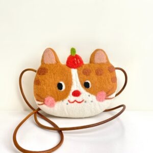 Orange cat Phone bag